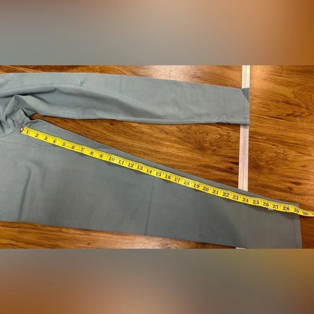 Laila Ali NWT Sculpted Slim Leg High Waist Leggings Green Women’s Size Large - Picture 7 of 11